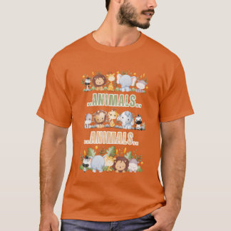 T-shirt Animaux rétro