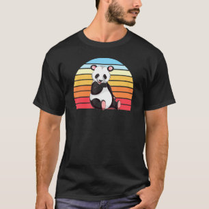 T-shirt Animaux Rétro Faune Drôle Ours Panda