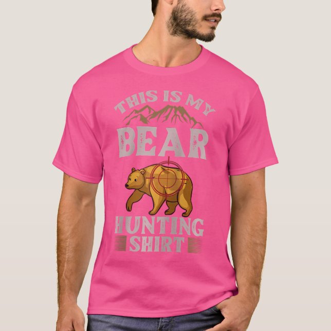 T-shirt Animaux sauvages drôles chassent le baseball (Devant)