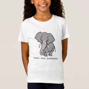T-Shirt Animaux sauvages - ELEPHANT - Graphique animal -