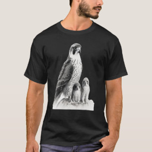 T-shirt Animaux sauvages famille photo art nature faucon