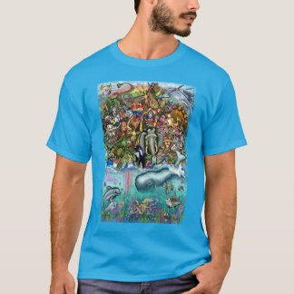 T-shirt Animaux terrestres et marins