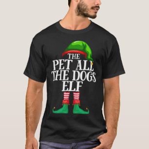 T-shirt Animaux Tous les Chiens Elf Famille de Noël Pyjama