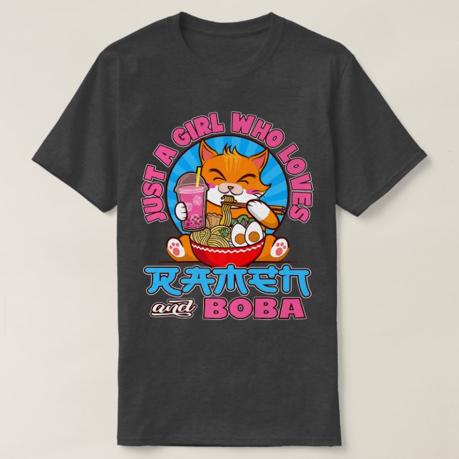 T-shirt Anime Ado Cadeau fille juste une fille qui aime Ra (Design devant)