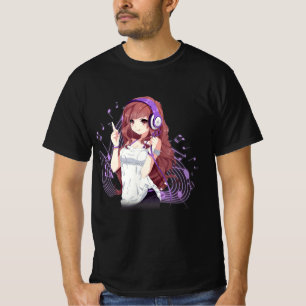 T-shirt Anime and Music Merch Kawaii Manga Otaku for Teens