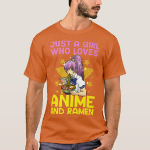 T-shirt Anime Art Pour Femmes Ados Filles Anime Merch Rame