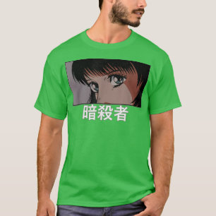 T-shirt Anime Assassin Girl Japon Indie esthétique japonai