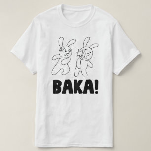 T-shirt Anime Baka Rabbit Slap Japonais