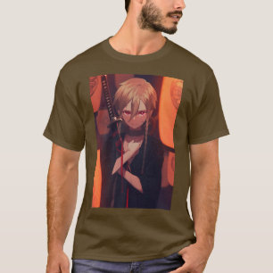 T-shirt Anime Boy esthétique Japonais Samurai Otaku (2)