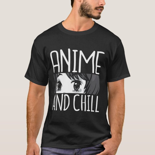 T-shirt Anime Chill Funny Otaku Japonais Manga Lover Cadea (Devant)