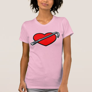 T-shirt Anime Cœur Féroce Briseur de Cœurs Design Barre à