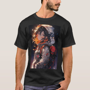 T-shirt Anime Cute Japonaise Kawaii Cartoon Otaku fille