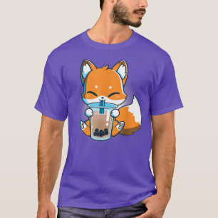 T-shirt Anime Cute Pour Boba Boire Kawaii Japonais Pour Bo