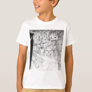 T-shirt anime de manga de monstre de yaie