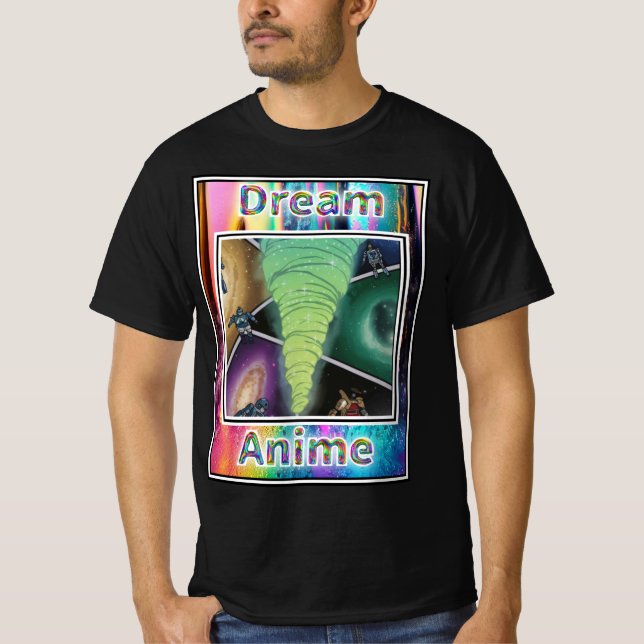 T-shirt Anime de rêve douanier multiverse (Devant)