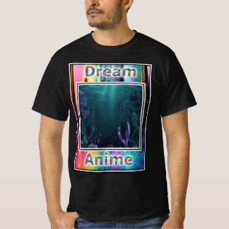 T-shirt Anime de rêve océanique invisible