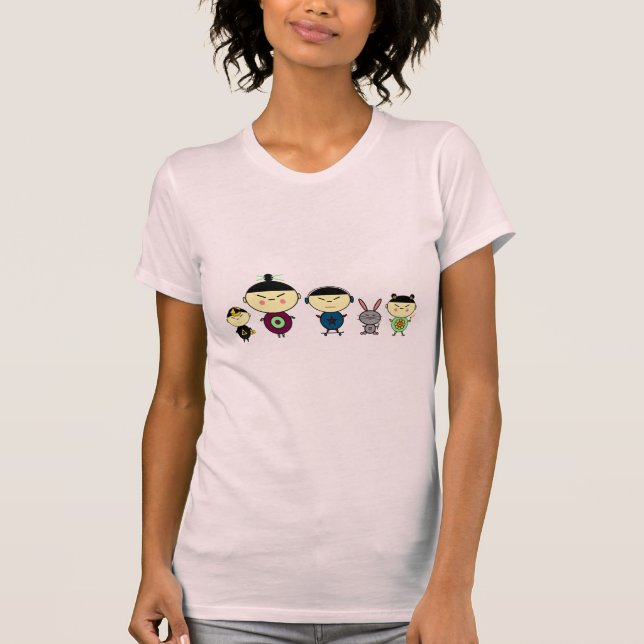 T-shirt Anime d'équipe (Devant)
