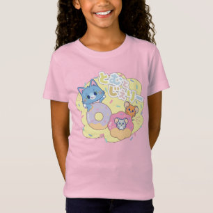T-Shirt Anime Donut délice avec Tom, Jerry et Tuffy