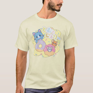 T-shirt Anime Donut délice avec Tom, Jerry et Tuffy