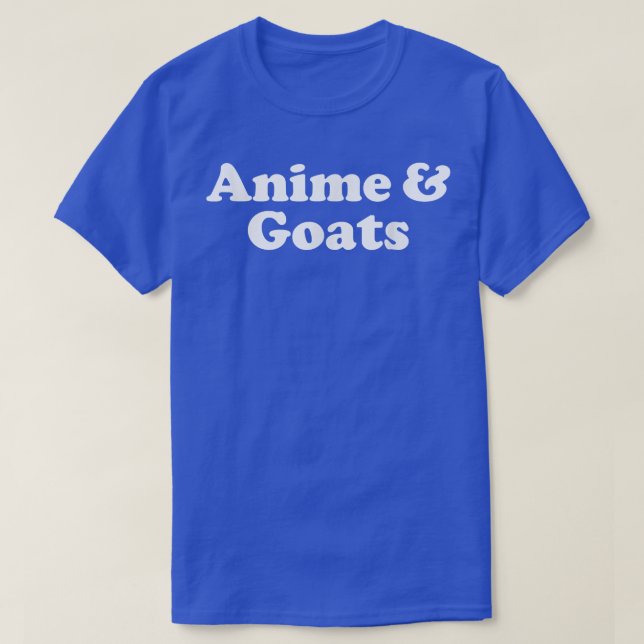 T-shirt Anime et Chèvres ou Chèvre Kawaii (Design devant)
