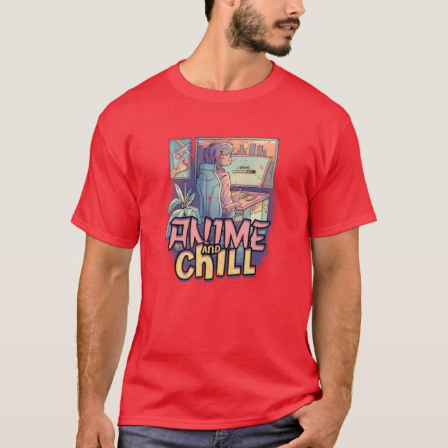 T-shirt Anime et détente Anime (Devant)