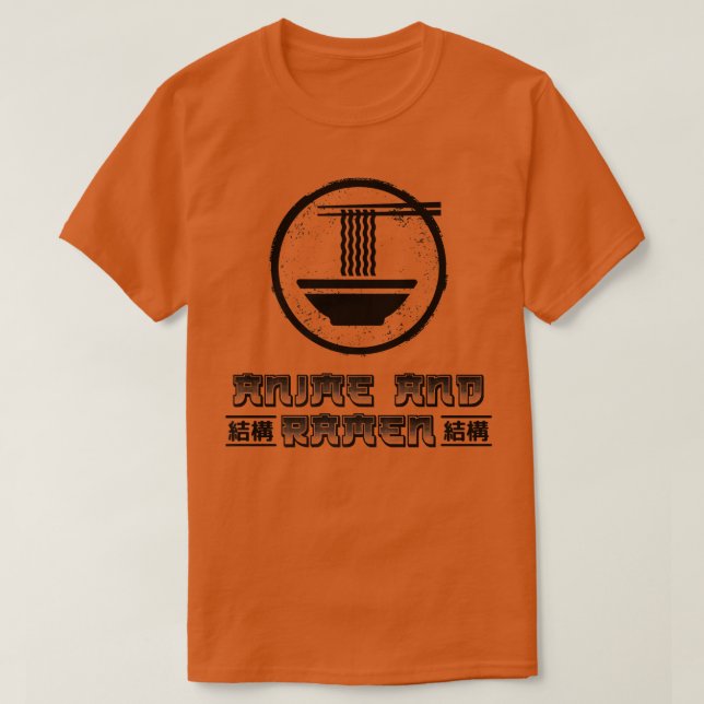 T-shirt Anime Et Ramen Japonais Nourriture Tokyo Cute Foot (Design devant)