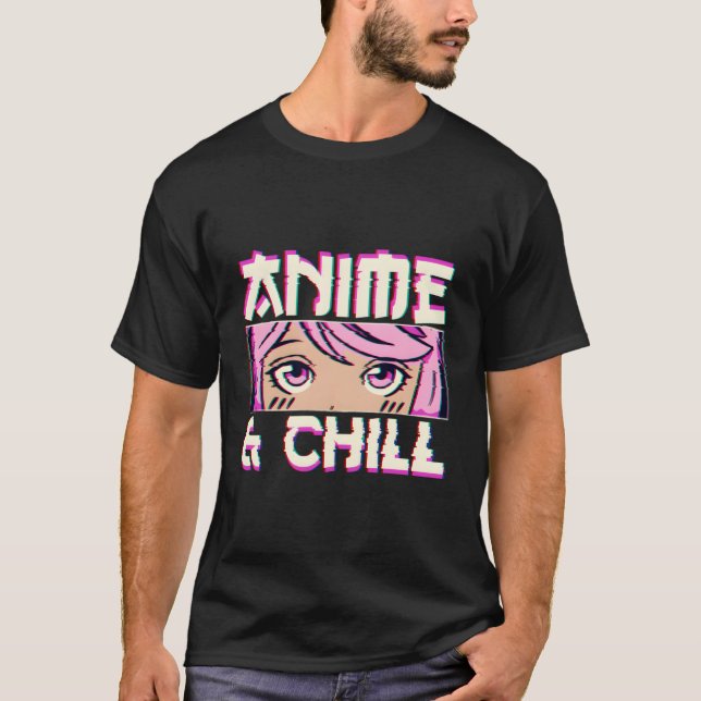 T-shirt Anime Et Refroidissement (Devant)