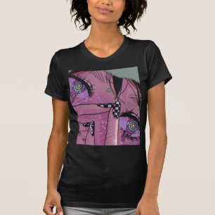 T-shirt Anime Eyes Pastel Kawaii Girl Aesthetic Japanese O