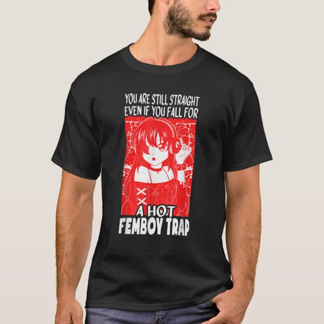 T-shirt Anime Femboy Trap Cute Femboy Outfit Hot Femboy T (Devant)