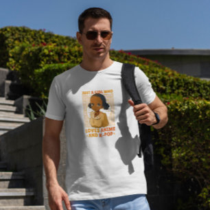 T-shirt Anime fille afro-américaine