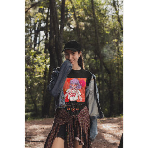 T-shirt Anime fille esthétique "Cherry Bomb" Euphoria Musi