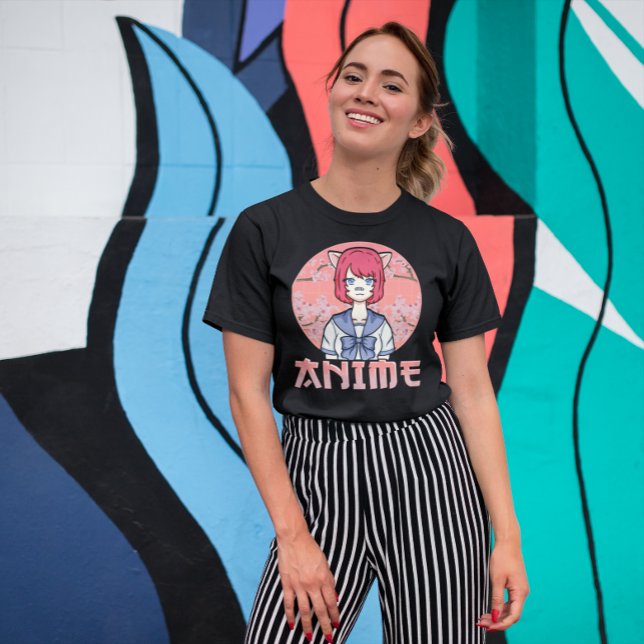 T-shirt Anime Girl (Créateur téléchargé)