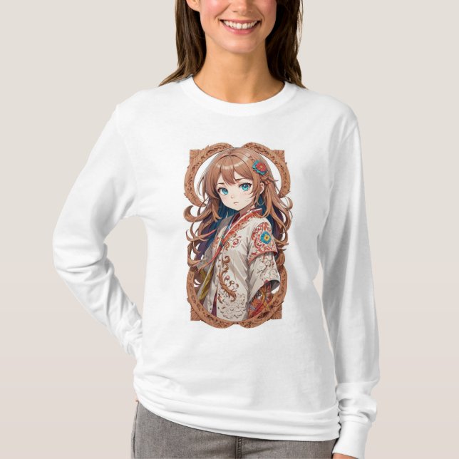 T-shirt Anime Girl (Devant)