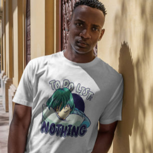 T-shirt Anime Girl Dormir