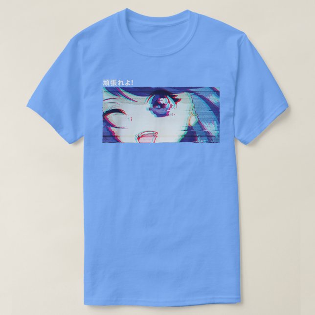 T-shirt Anime Girl Eyes - Japon Culture Art - Japonais Aes (Design devant)
