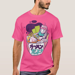 T-shirt Anime Girl Japanime Japanese manga Beautiful otaku