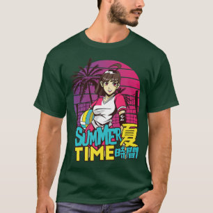 T-shirt Anime Girl Japanime japonais manga japonais Beau o