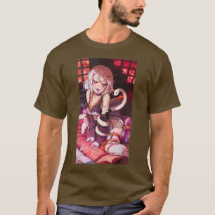 T-shirt Anime Girl Kawaii Waifu esthétique japonaise Manga