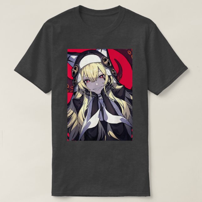 T-shirt Anime Girl Kawaii Waifu esthétique japonaise Manga (Design devant)