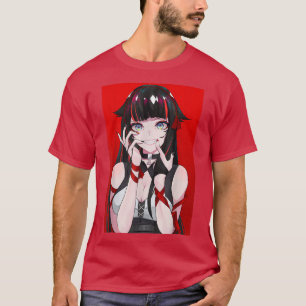 T-shirt Anime Girl Kawaii Waifu esthétique japonaise Manga