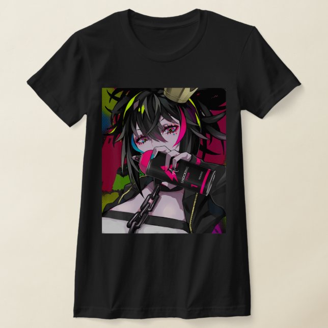 T-shirt Anime Girl Kawaii Waifu esthétique japonaise Otaku (Poser)