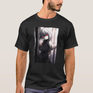 T-shirt Anime Girl Kawaii Yandere Waifu esthétique japonai