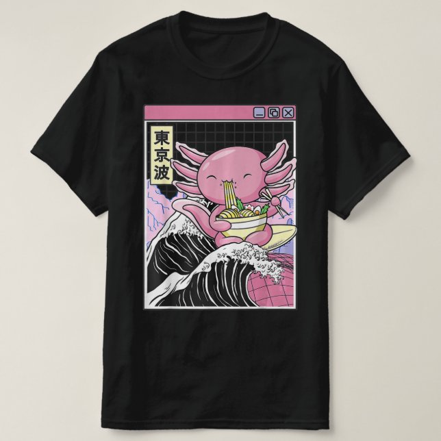 T-shirt Anime Girl Waifu Who Loves Anime Ramen And Sketchi (Design devant)