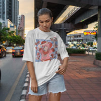 Anime Girl With Comic Books