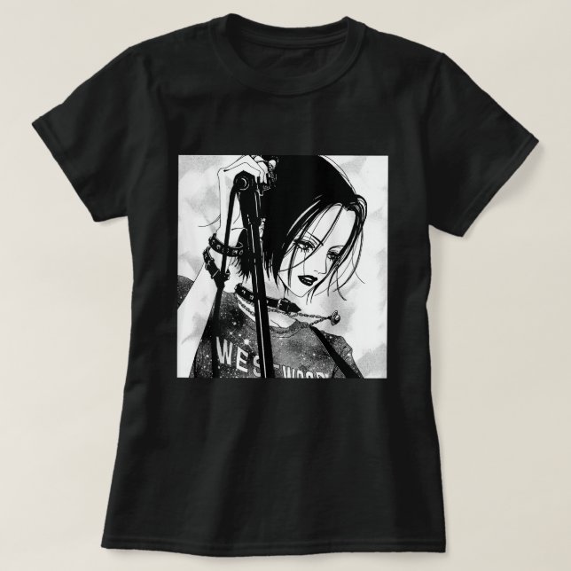 T-shirt Anime gothique fille esthétique Waifu japonais Ota (Design devant)