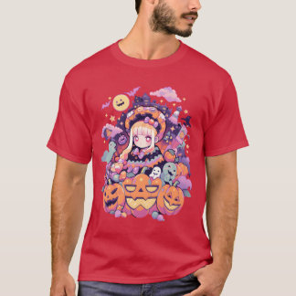 T-shirt Anime Halloween fille esthétique