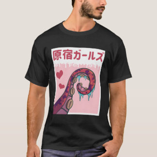 T-shirt Anime Hentai Tentacles Pastel Gothique Lolita Hara