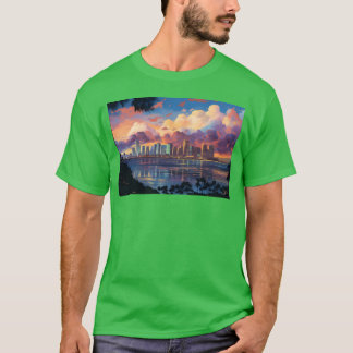 T-shirt Anime Honolulu Un ciel vibrant inspiré de l'anime