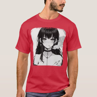 T-shirt Anime Horror Girl Aesthetic Grunge Waifu Japanese 