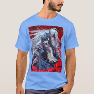 T-shirt Anime Horror Girl Waifu esthétique japonaise Otaku